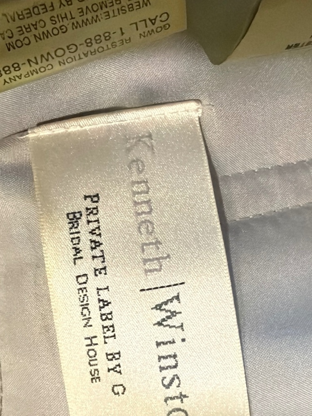 Kenneth Winston multi color green dresd